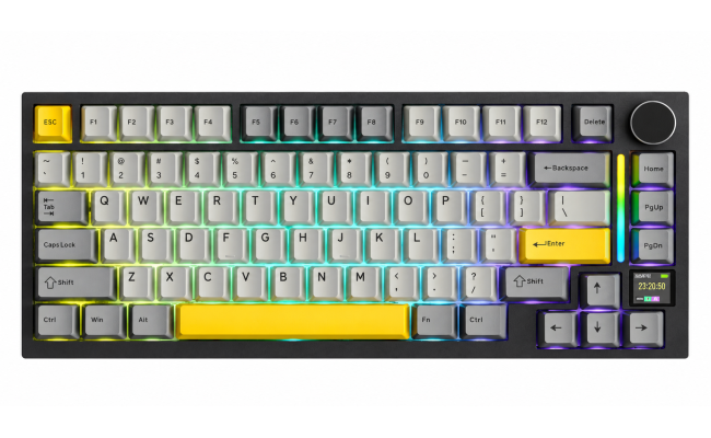 ATTACK SHARK X820 ULTRA Tri-Mode Mechanical Keyboard Star Black – Gift Switch ATTACK SHARK X820 ULTRA Tri-Mode Mechanical Keyboard Star Black – Gift Switch